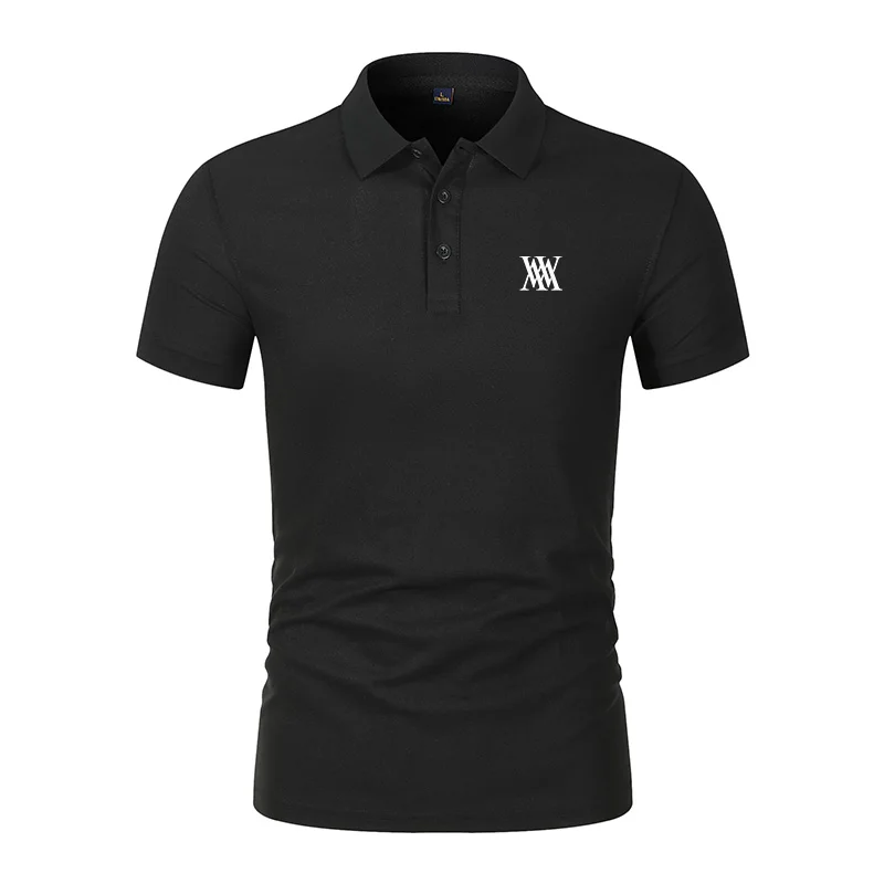 Shirt Camp Collar - Camiseta de Golf para Hombre, Estilo