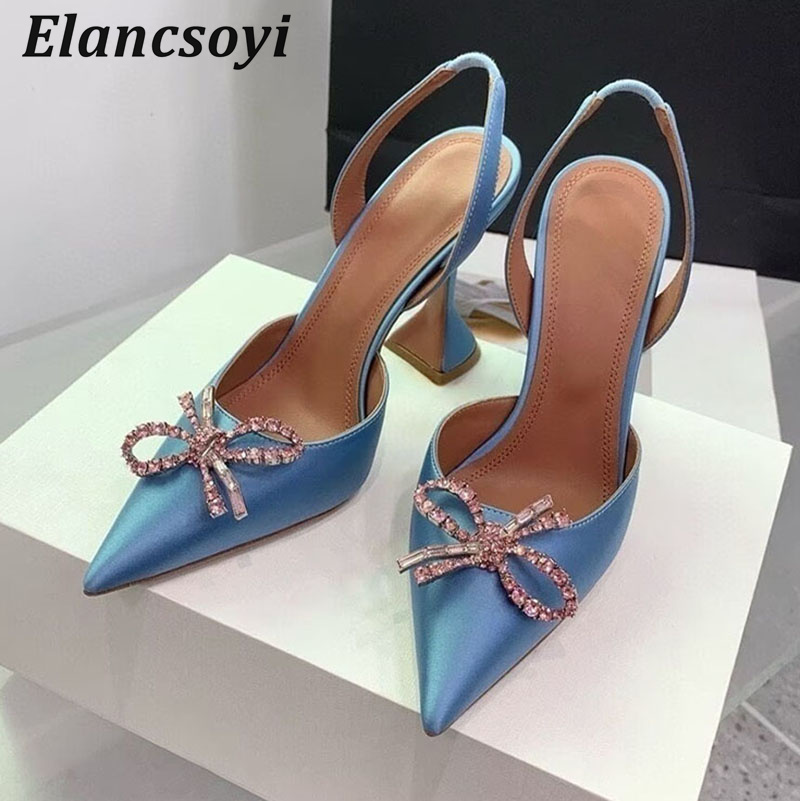 Casual Sandal Leather - Zapatos de tacón alto con punta