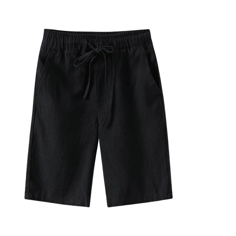 Short Linen Drawstring - Pantalones Cortos de Lino y Algodón