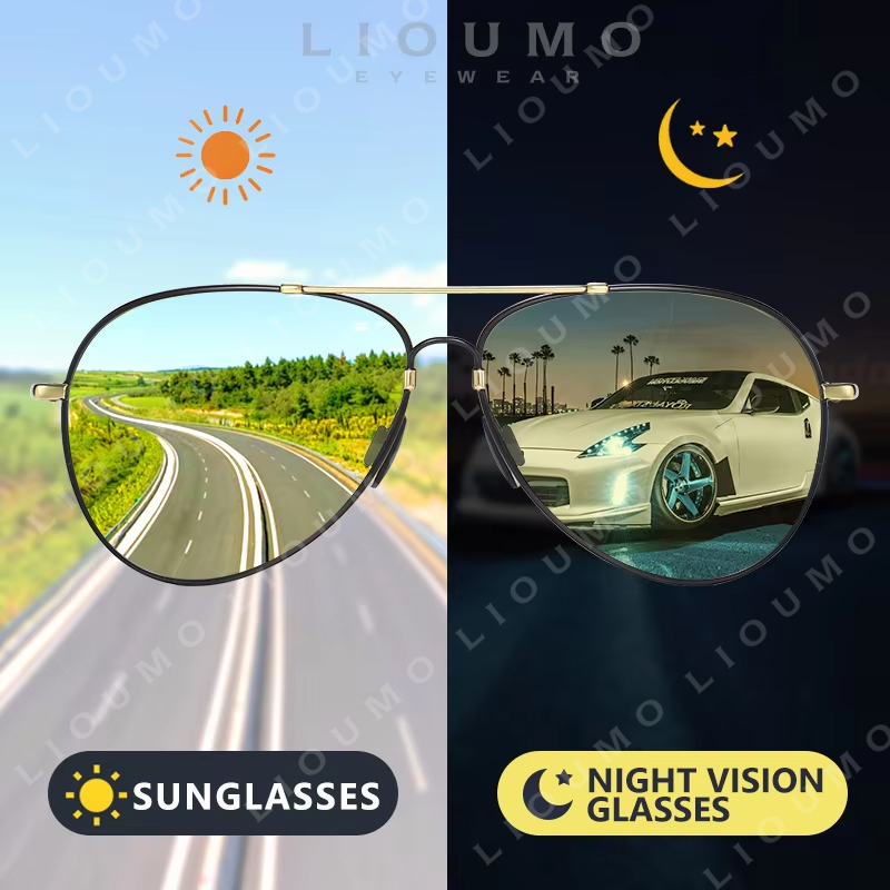 Sunglasses Aviator Polarized - LIOUMO 2026 Gafas de Sol de