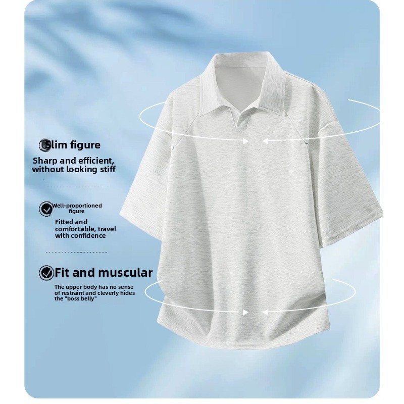 Shirt Camp Collar - Camiseta de Moda para Hombre, para