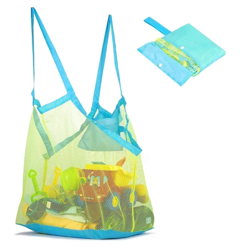 Beach Towel Large - Bolsa de playa portátil con red