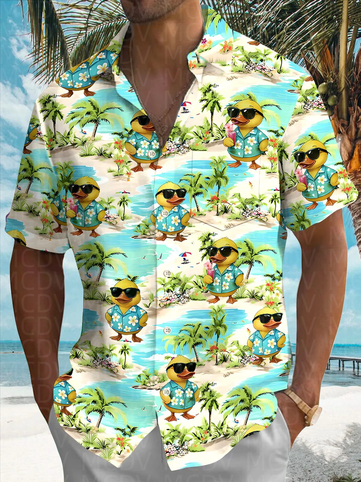 Camisa Hawaiana para Hombre co - Shirt Camp Collar reseña y precio