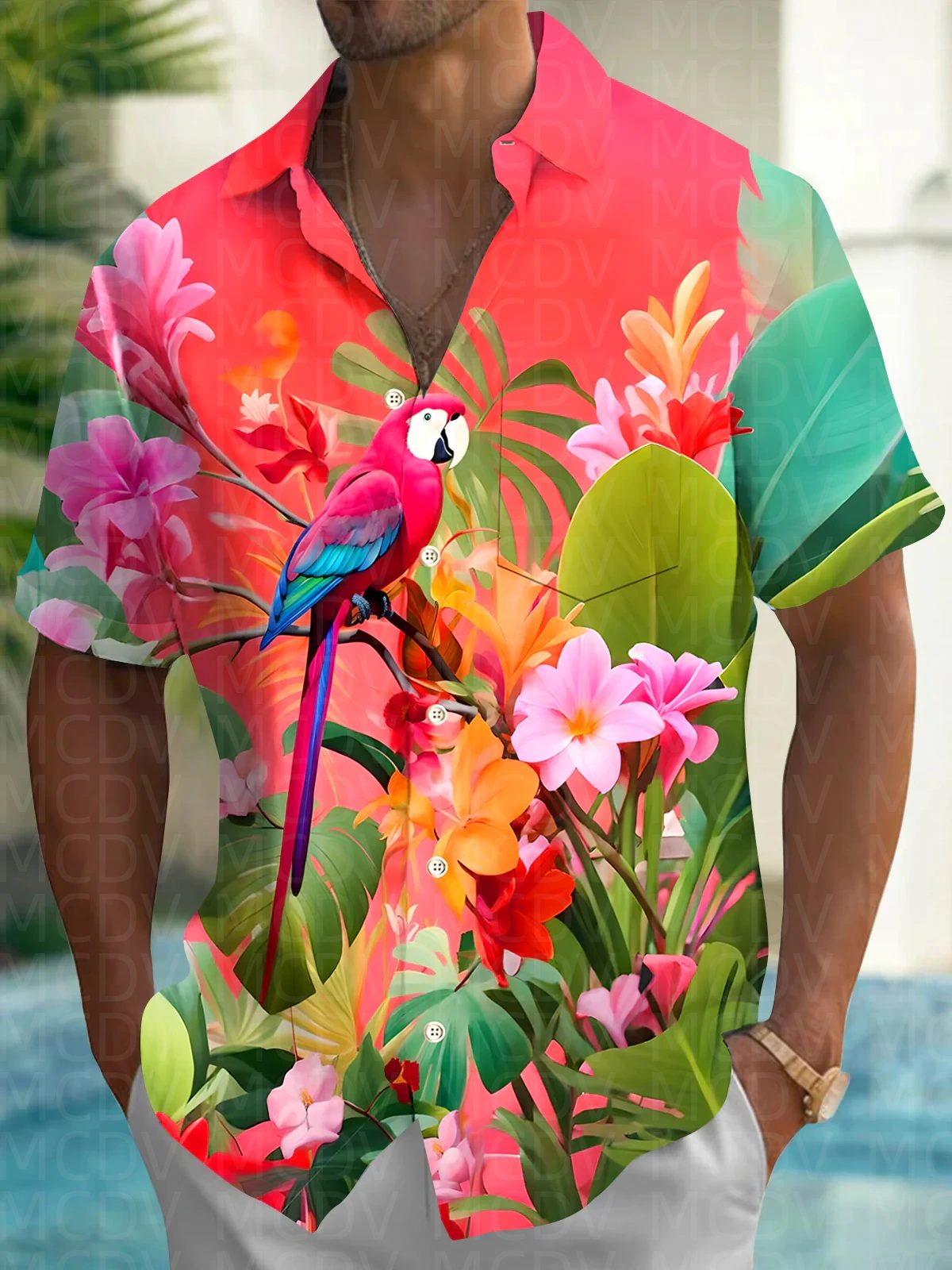Camisa Hawaiana para Hombre co - Shirt Camp Collar reseña y precio