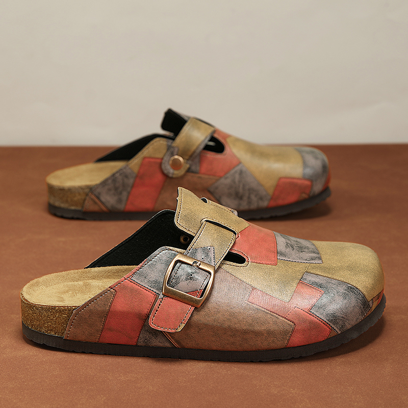 Zapatillas de corcho unisex co - Flip Flop Leather Men reseña y precio