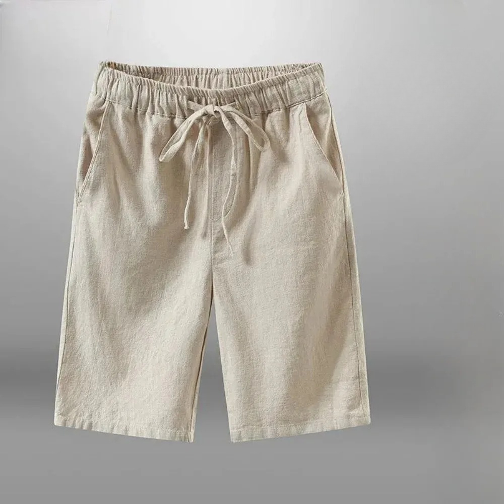 Pantalones Cortos de Lino y Al - Short Linen Drawstring reseña y precio