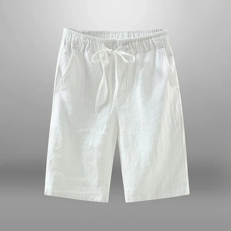 Pantalones Cortos de Lino y Al - Short Linen Drawstring reseña y precio