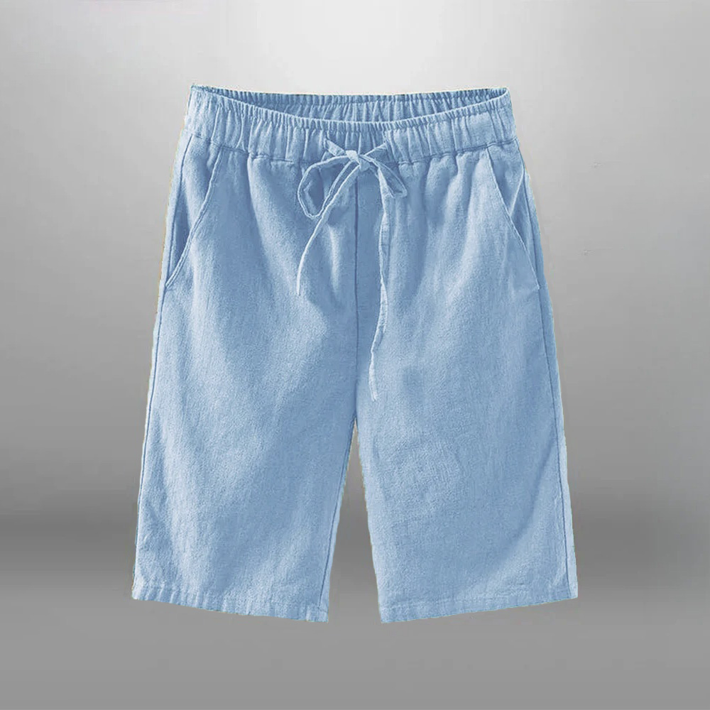Pantalones Cortos de Lino y Al - Short Linen Drawstring reseña y precio