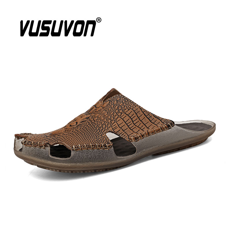 Chanclas para hombre, zapatill - Flip Flop Leather Men reseña y precio