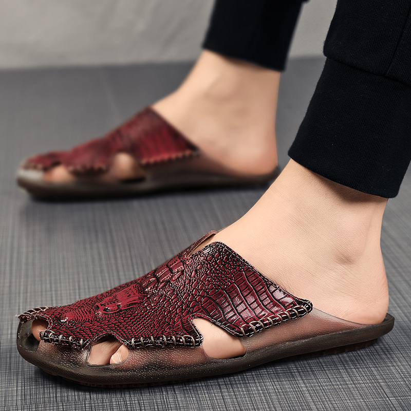 Chanclas para hombre, zapatill - Flip Flop Leather Men reseña y precio
