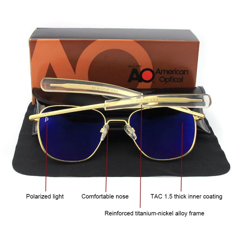 AO gafas de sol lentes polariz - Sunglasses Aviator Polarized reseña y precio